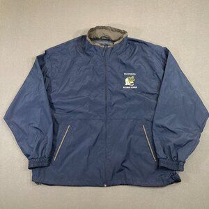 ECHL Victoria Salmon Kings Jacket Men's Size XL Blue Defunct Minor Hockey Team